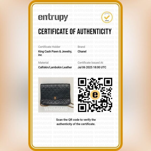 Chanel Metelesse Single Flap Vintage Lambskin Black Shoulder Bag - Picture 2 of 13